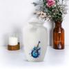 YATHABHISA White Guitar Cremation Urn for Human Ashes, Custom Memorial Urns for Adults, Men & Women, Decorative, Combo (1Pc 10 Inch & 4Pcs 3 Inch) view 4