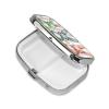 CSIVKEJ Easter Rabbit Print Square Pill Box 2 Compartment Decorative Pocket Purse Portable Mini Travel Medicine Holder Organizer view 2