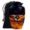 YATHABHISA Sport Cremation Urn for Ashes, Memorial Gift for Adults, Handcrafted Urns for Men & Women, Black, 10 Inch view 1