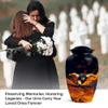 YATHABHISA Sport Cremation Urn for Ashes, Memorial Gift for Adults, Handcrafted Urns for Men & Women, Black, 10 Inch view 3