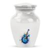 YATHABHISA White Guitar Cremation Urn for Human Ashes, Custom Memorial Urns for Adults, Men & Women, Decorative, 3 Inch view 1
