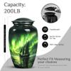 Aurora Boat Large Memorial Urn for Ashes for Women & Men - Mini Burial Urns for Adult Human Ashes - Combo 1 Large 1 Keepsake view 2