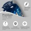 Blue Night Owl Small Keepsake Urns for Human Ashes - Cremation Urns for Ashes Adult Male & Female Combo 1 Large 2 Keepsake view 4