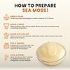 Gold Sea Moss Raw Organic| Makes 160oz of Gel - 100% Wild Crafted| Non-GMO Sun-Dried Mineral Rich Super Food for Energy| Booster Healthy, Immunity Digestion (8oz) view 2