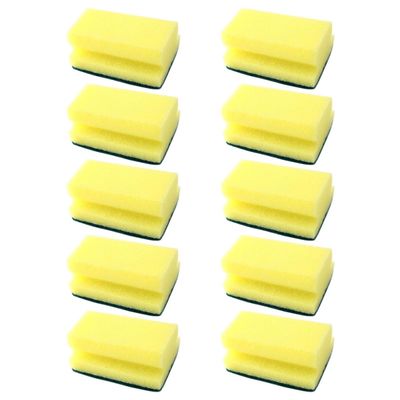 OSOLADY 10pcs Melamine Sponge Pads for Household Cleaning Dish Scrubber Grout Sponge Kitchen Scrubber