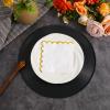 200 PCS Scalloped Napkins with Gold Foil Edge Cocktail Napkin Disposable Beverage Napkins White Dessert Paper Party Supplies for Wedding Baby Shower Birthday Party Tableware Decoration view 4