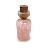 Rose Quartz Crystal Chips Gemstone Bottles Mini Crystals for Spell Jars, Healing Crystals for Vintage Box, Healing Stones Set Witch Gifts Witchcraft Supplies view 1