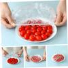 GALPADA 300pcs Elastic Food Preservation Covers Pe Plastic Wrap for Bowls Plates and Containers Food Storage for Fridge and Kitchen Use view 3