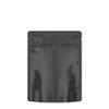 1000 Pcs - 4 Inch x 6.5 Inch PCR Smell Proof Mylar Bags Tamper Evident - 1/4th Ounce (7 Grams) (Matte Black With Window (With Tear Notch)) view 1