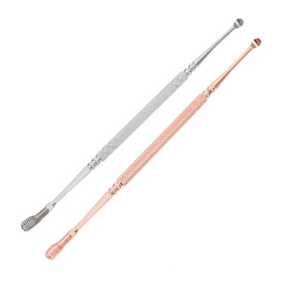 Didiseaon Stainless Steel Double-Headed Ear Spoon Cleaner Ear Wax Remover Tool for Daily Cleaning
