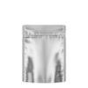 1000 Pcs - 4 Inch x 6.5 Inch PCR Smell Proof Mylar Bags Tamper Evident - 1/4th Ounce (7 Grams) (Matte Silver With Window (With Tear Notch)) view 1