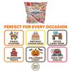 CANDYMAN Assorted Candy Variety Pack 3lbs of Pinata Stuffers, Bulk Candy for Party Favors Goodie Bags for Birthday Party, Candies in Bulk Individually Wrapped, July 4th view 2