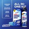 GLOMAX Home Ceramic Coating Spray Kit (16 oz) - Shine, Seal & Protect Stainless Steal, Glass, Kitchen & Bath Surfaces - Extremely Hydrophobic - Repels Stains & Grime - Includes 2 Micro Fiber Towels view 2