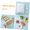 FOMIYES 100pcs Elastic Plastic Bowl Covers Food Covers for Leftovers Fresh Keeping Sourdough Stretchable Storage view 3