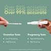 Frida Fertility All-in-One Ovulation & Pregnancy Test Kit 30 Easy at-Home LH Strips, Ovulation Tracker, 2 Early Detection Pregnancy Tests & Reusable No-Mess Pee Cup view 3