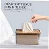 Alipis Napkin Tissues Container Tissues Boxes Tissue Case Cover Tissue Organizer Tissue Paper Holder Desktop Tissue Decor Tissue Cover Facial Tissues Cube Boxes The Pet view 3