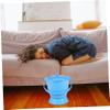 Healeved Portable Urinal Pot Handle for Boys and Girls and Adults Convenient Chamber Pot for Home Use Easy to Clean Elders and Boy Girl Blue view 3