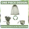 Benvo Mosquito Head Net Mesh One Piece Face Neck Fly Netting Cover from Bugs Gnats Noseeums Hat-Compatible Insect Shield for Fishing, Camping, Gardening (2pcs, Olive, Upgraded Big Net) view 4