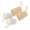 Ipetboom 4pcs Loofah Sponge Dish Scrub Brush Natural Loofah Sponges for Cleaning Kitchen Towels view 1