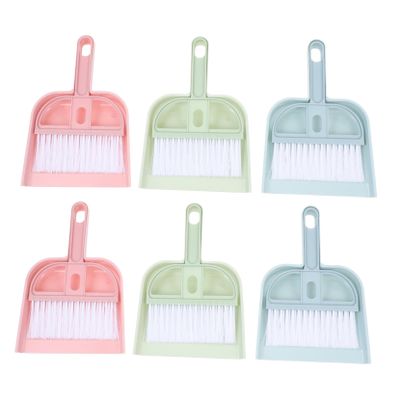 Healeved 6sets Complete Cleaning Tool Mini Broom and Dustpan Kit Broom and Dustpan for Home Kitchen Brushes Desktop Garbage Shovel for Rv