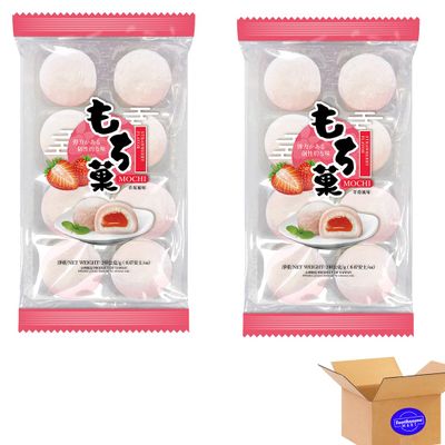 Strawberry Flavor Mochi Fruits Rice Cake 8.47oz 2pack