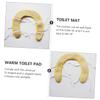 Sosoport 2pcs Boy Girl Toilet Seat Cushions Soft Toilet Training Ring Comfortable Boy Girl Potty Pad for Supportive Use view 2