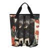 Bokkoy Rose Black Cat Insulated Cooler Bag with Ice PackLarge Capacity Waterproof Thermal Lunch BagReusable Cooler Bags for Picnic, Travel view 2