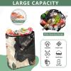 Bokkoy Rose Black Cat Insulated Cooler Bag with Ice PackLarge Capacity Waterproof Thermal Lunch BagReusable Cooler Bags for Picnic, Travel view 4