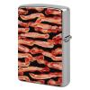 Bacon Pattern Lighter Case, Personalized Metal Lighter Sleeve, Double-Sided Lighters Cover for Standard Lighters, Stylish & Unique Idea view 1