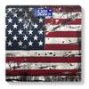 Digital Scale for Body Weight Highly Precision Bathroom Weight Scale 400 lbs with Backlit Display Personalized Scale for Home-American Flag in Distressed Grunge-Inspired view 1