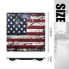 Digital Scale for Body Weight Highly Precision Bathroom Weight Scale 400 lbs with Backlit Display Personalized Scale for Home-American Flag in Distressed Grunge-Inspired view 2