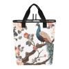 Bokkoy Peacock in Tree Insulated Cooler Bag with Ice PackLarge Capacity Waterproof Thermal Lunch BagReusable Cooler Bags for Picnic, Travel view 1