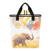 Bokkoy Elephant and Balloons Insulated Cooler Bag with Ice PackLarge Capacity Waterproof Thermal Lunch BagReusable Cooler Bags for Picnic, Travel view 1