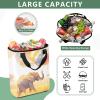 Bokkoy Elephant and Balloons Insulated Cooler Bag with Ice PackLarge Capacity Waterproof Thermal Lunch BagReusable Cooler Bags for Picnic, Travel view 4