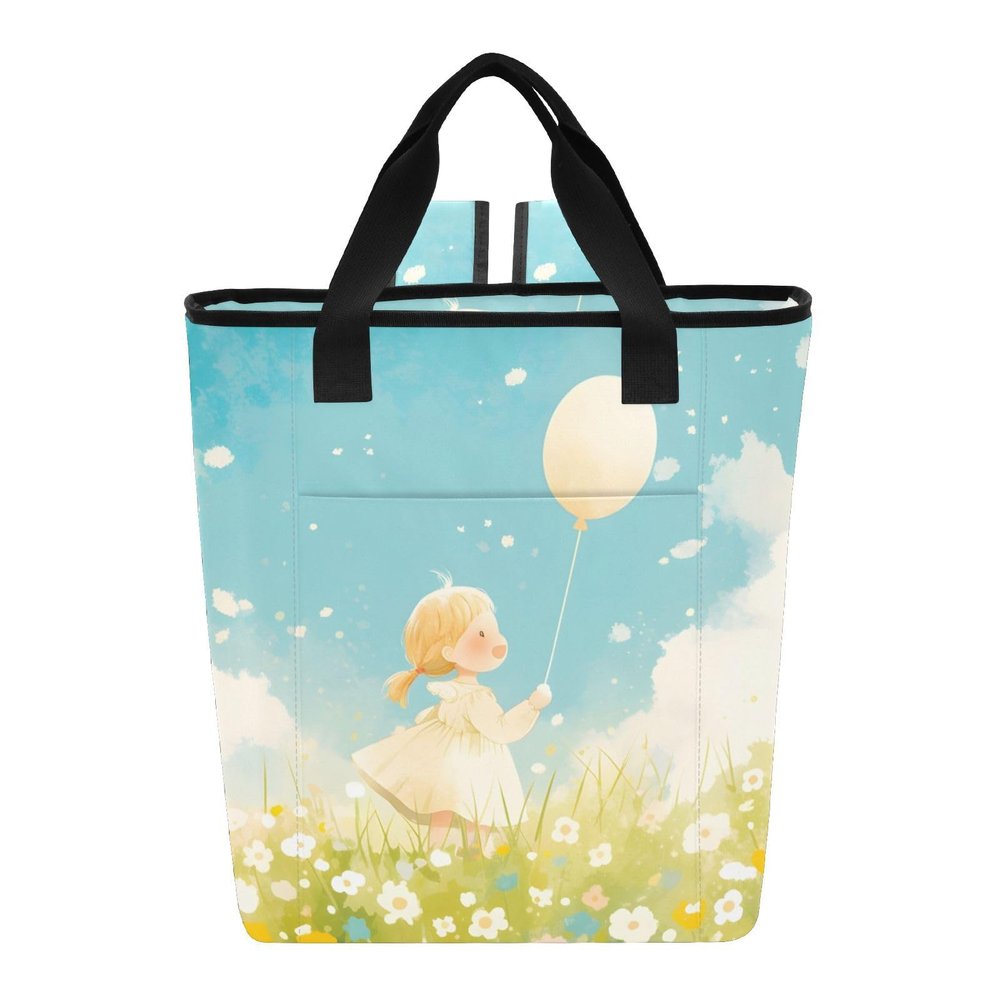 Bokkoy Dream Lawn Insulated Cooler Bag with Ice PackLarge Capacity Waterproof Thermal Lunch BagReusable Cooler Bags for Picnic, Travel