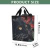 Bokkoy Black Cat Insulated Cooler Bag with Ice PackLarge Capacity Waterproof Thermal Lunch BagReusable Cooler Bags for Picnic, Travel view 3