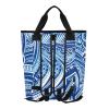Bokkoy Blue Texture Insulated Cooler Bag with Ice PackLarge Capacity Waterproof Thermal Lunch BagReusable Cooler Bags for Picnic, Travel view 2