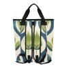 Bokkoy Green Texture Insulated Cooler Bag with Ice PackLarge Capacity Waterproof Thermal Lunch BagReusable Cooler Bags for Picnic, Travel view 2