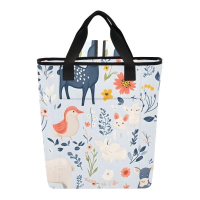 Bokkoy Spring Pasture Insulated Cooler Bag with Ice PackLarge Capacity Waterproof Thermal Lunch BagReusable Cooler Bags for Picnic, Travel