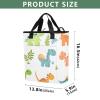 Bokkoy Charming Dino Ensemble Insulated Cooler Bag with Ice PackLarge Capacity Waterproof Thermal Lunch BagReusable Cooler Bags for Picnic, Travel view 3