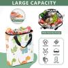 Bokkoy Charming Dino Ensemble Insulated Cooler Bag with Ice PackLarge Capacity Waterproof Thermal Lunch BagReusable Cooler Bags for Picnic, Travel view 4