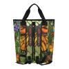 Bokkoy Orange Big Butterfly Insulated Cooler Bag with Ice PackLarge Capacity Waterproof Thermal Lunch BagReusable Cooler Bags for Picnic, Travel view 2