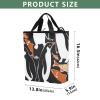 Bokkoy Penguins and Fish Insulated Cooler Bag with Ice PackLarge Capacity Waterproof Thermal Lunch BagReusable Cooler Bags for Picnic, Travel view 3