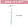 FOYTOKI 4pcs Ergonomic Handle Boy Girl Toothbrush Age Silicone Bristles Oral Cleaner Newborn Brush for Boy Girl view 2