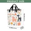Bokkoy Pastoral Pattern Insulated Cooler Bag with Ice PackLarge Capacity Waterproof Thermal Lunch BagReusable Cooler Bags for Picnic, Travel view 3
