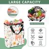 Bokkoy Pastoral Pattern Insulated Cooler Bag with Ice PackLarge Capacity Waterproof Thermal Lunch BagReusable Cooler Bags for Picnic, Travel view 4