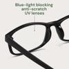 Gaoye +0.5 Reading Glasses Men - Blue Light Blocking Lenses, TR90 Frames, UV400 - Eyeglasses with Clear Vision view 3
