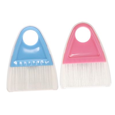 SAFIGLE Plastic Mini Broom and Dustpan Set Compact Cleaning Kit for Home Office Random Color
