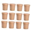 PartyKindom 25sets Disposable Soup Bowls Lids Soup Containers Porridge Cups Dessert Cups Kraft Boxes for Occasions view 1