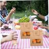 CHILDWEET 10pcs Reusable Snack Bags Cellophane Treat Bags Bulk Kraft Paper Cookie Packaging Window view 4